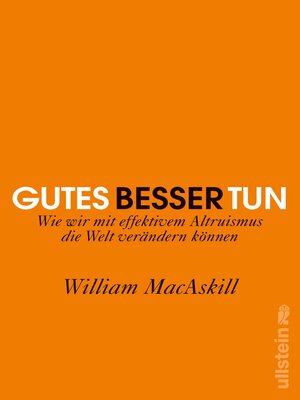 cover image of Gutes besser tun
